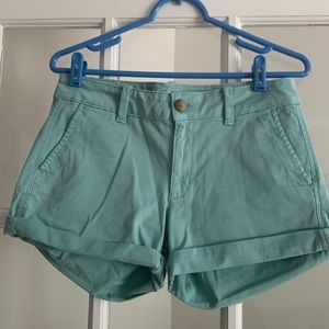 Worn Once- Size 8 American Eagle (super stretch) low rise Shorts.